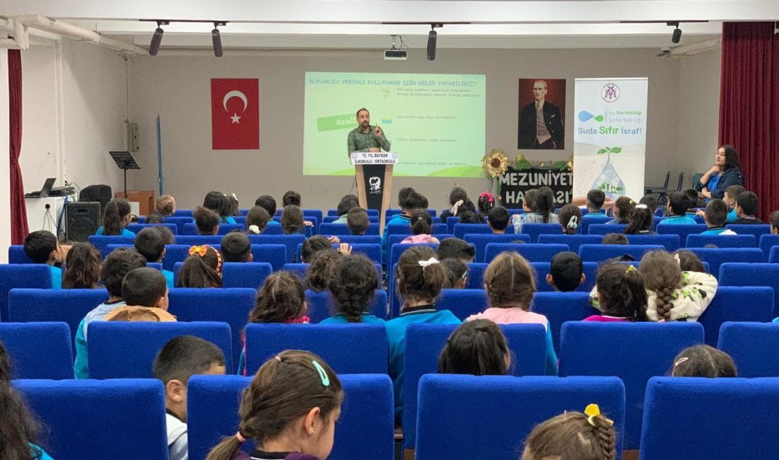 Çocuklar, suyun doğru ve verimli bir şekilde nasıl kullanılacağını öğreniyorlar.