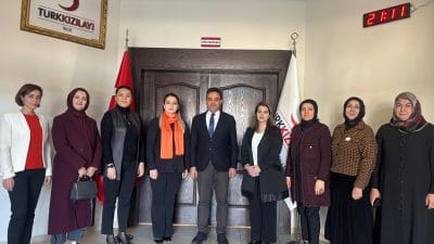 Kızılay Kadın Erzincan teşkilat başkanlığına kurucu başkan olarak Tülay Arıoğlu