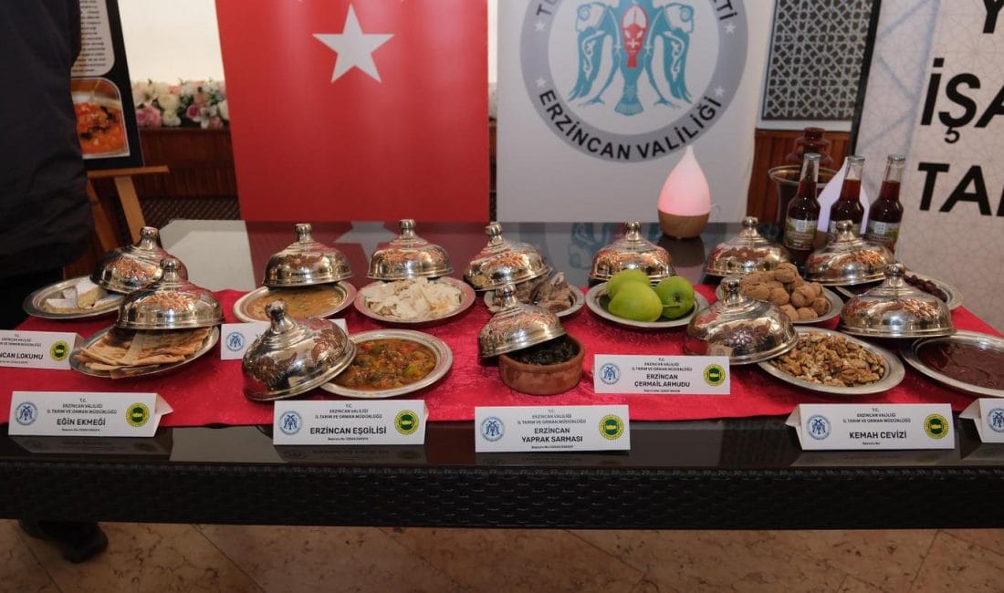 Erzincan Tarım ve Orman İl Müdürlüğü, kentin zengin yöresel mutfağını