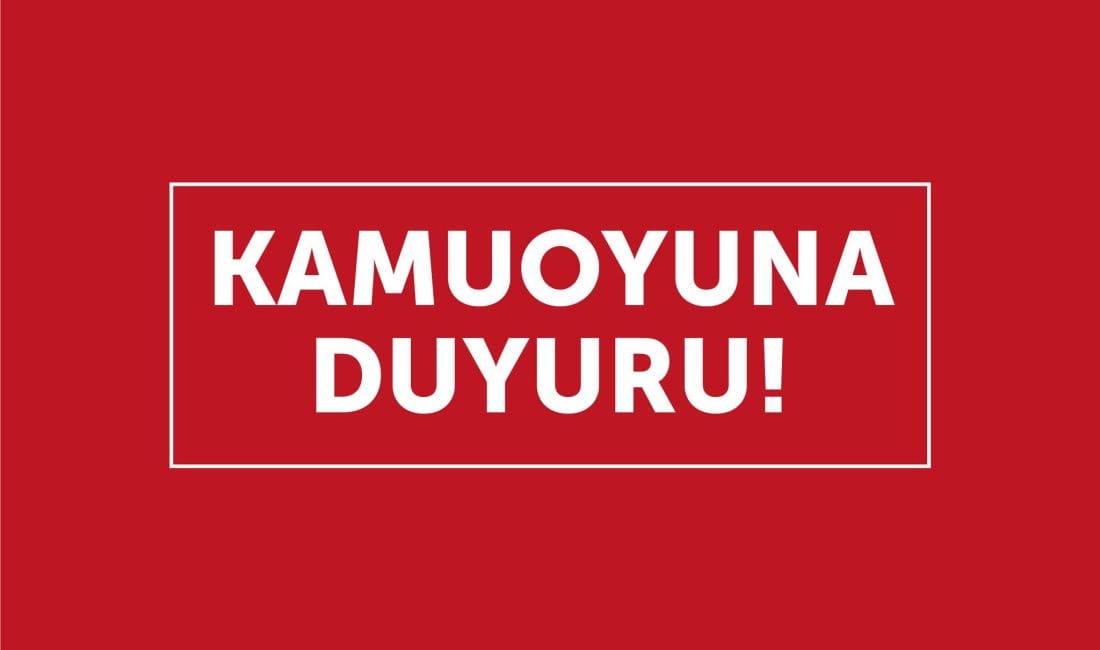 Erzincan Tarım ve Orman İl Müdürlüğü tarafından bir basın açıklaması