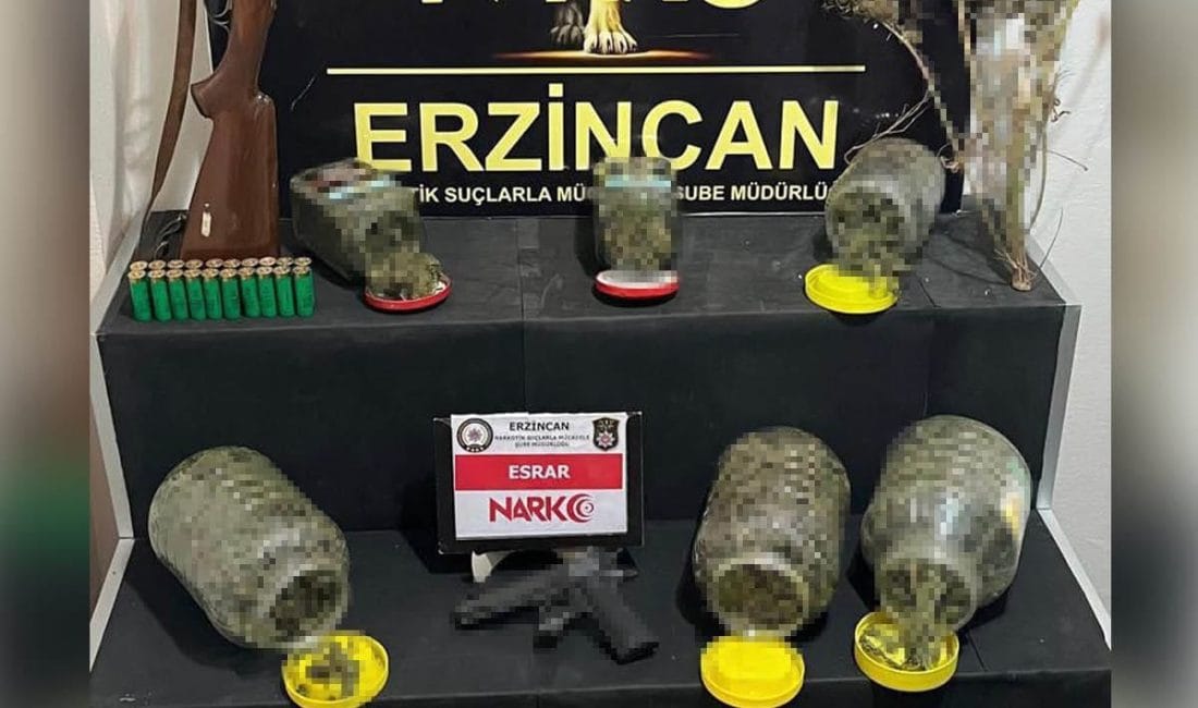 Uyuşturucu Satıcısı Tutuklandı 5 kilo 352 gram Esrar maddesi, 1 adet Kuru