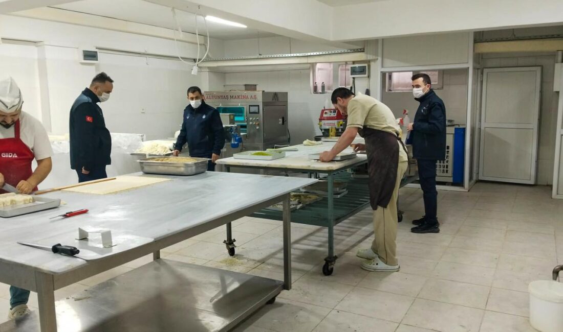 Erzincan Belediyesi Zabıta Müdürlüğü, Ramazan Bayramı öncesi tatlı ve börek