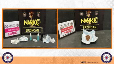 56,14 gram likit esrar, 8,10 gram sentetik Cannabinoid maddesi ele