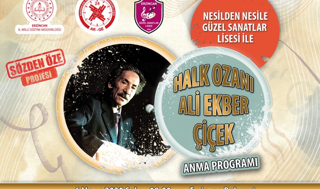 Ali Ekber Çiçek, Erzincan’da Anılacak