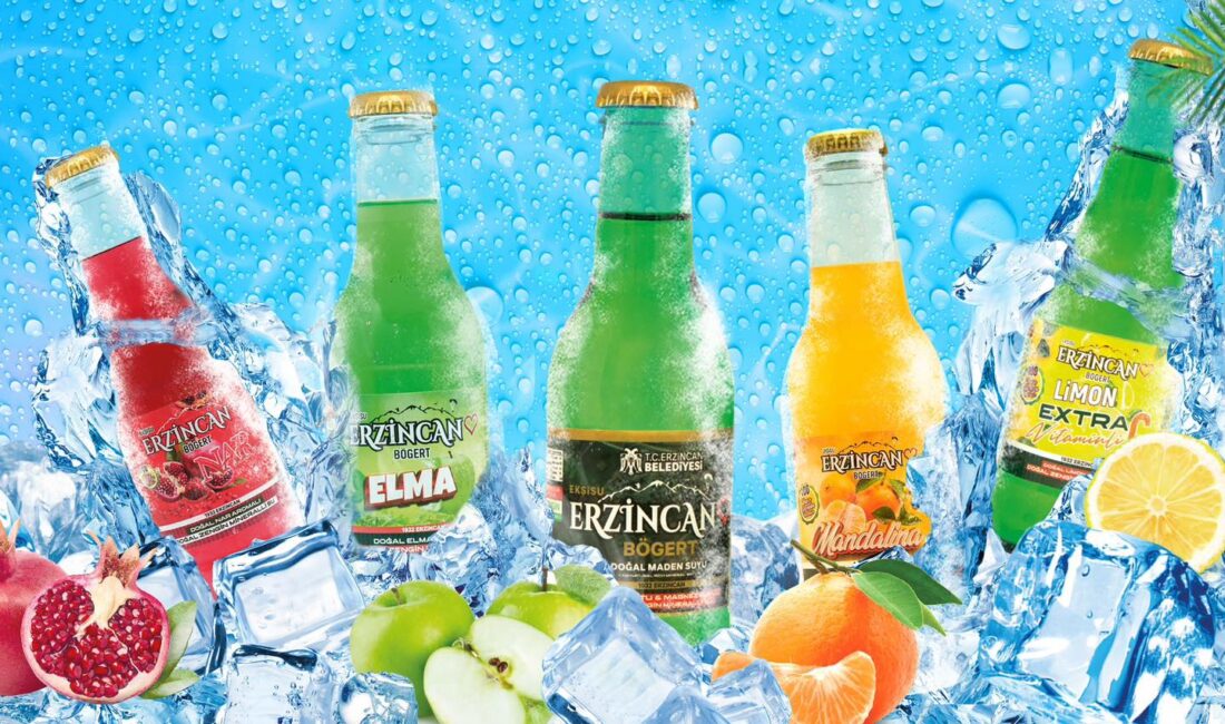 Erzincan Bögert Doğal ve Aromalı Maden Suyu Üretimi Hız Kesmeden