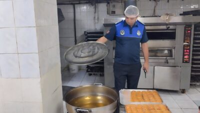 Zabıta Ekipleri Tatlı İmalathanelerinde Denetimlerini Sürdürüyor