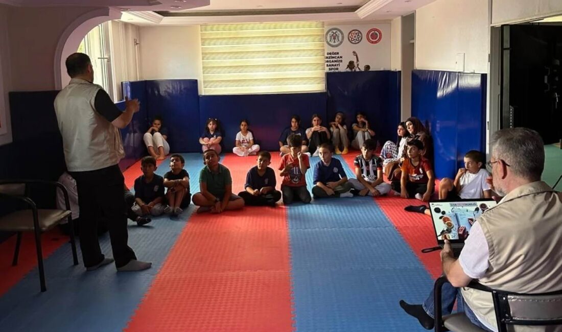 Değer Erzincan Spor Kulübü öğrencilerine gıda güvenliği ve etiket okuryazarlığı