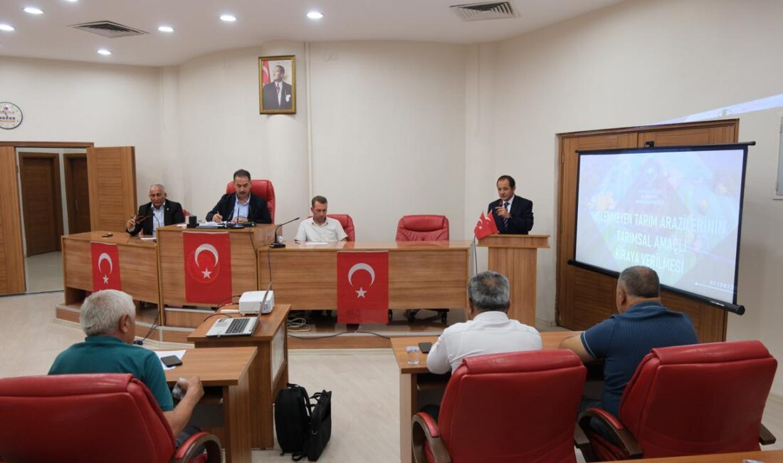 İşlenmeyen tarım arazilerinin Tarım ve Orman Bakanlığı tarafından sezonluk olarak