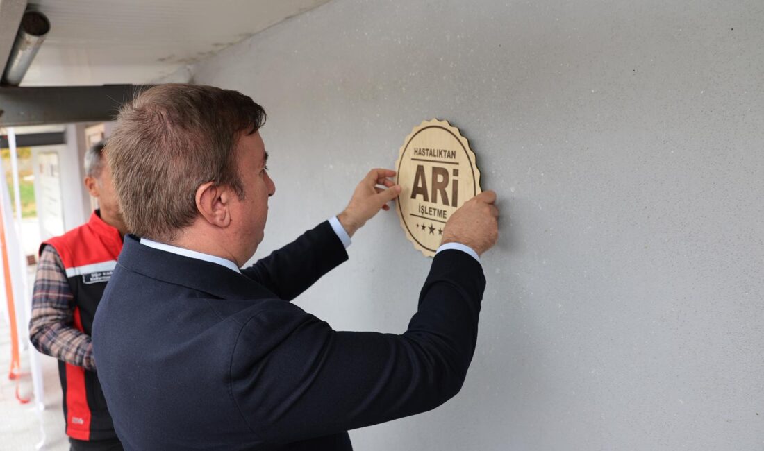 Erzincan’da bir işletme  'Hastalıktan Ari İşletme' sertifikası aldı