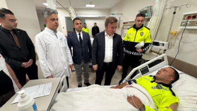 Ekip Aracı Takla Attı Erzincan’da kaza yapan ekip aracındaki 3 polis memuru yaralandı.