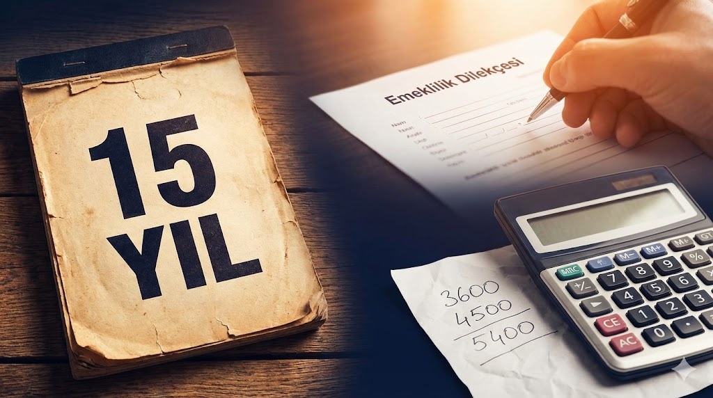 10, 12.5 ve 15 yıl sigortayla emeklilik hakkı