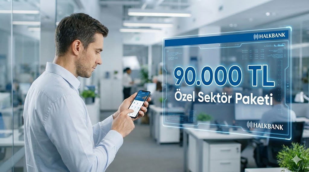 Özel sektöre 90 bin TL: Halkbank taksit tablosu