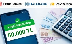 Vakıfbank, Ziraat, Halkbank 50 bin TL faiz oranı