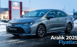 Toyota Corolla Aralık 2025 fiyat listesi