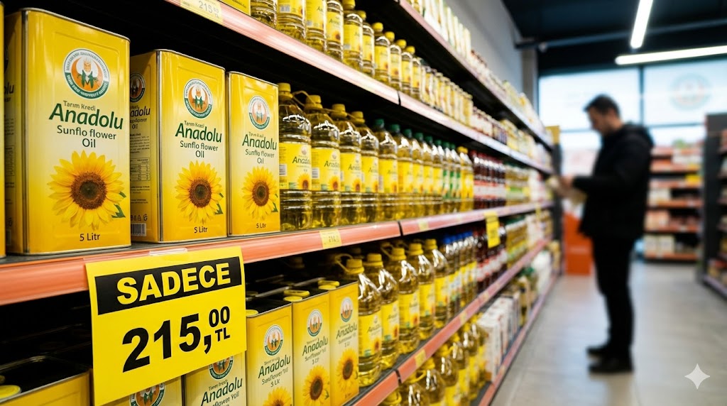 Ayçiçek yağında Tarım Kredi hamlesi: Fiyat dipte