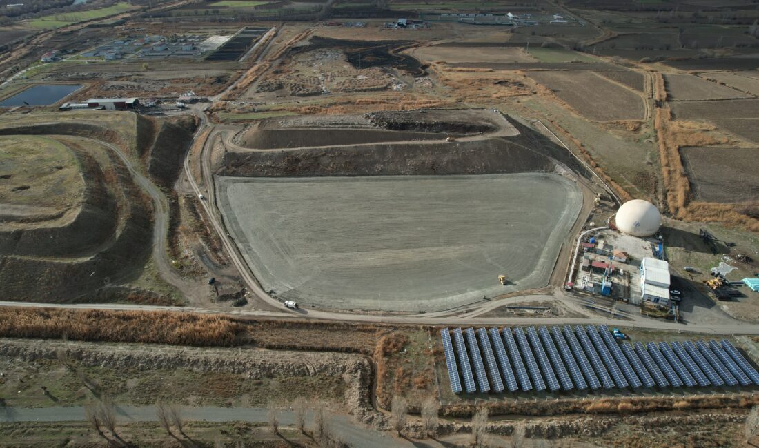 Erzincan Belediyesi’ne ait Düzenli Katı Atık Depolama Sahası’nda, 2025 yılının