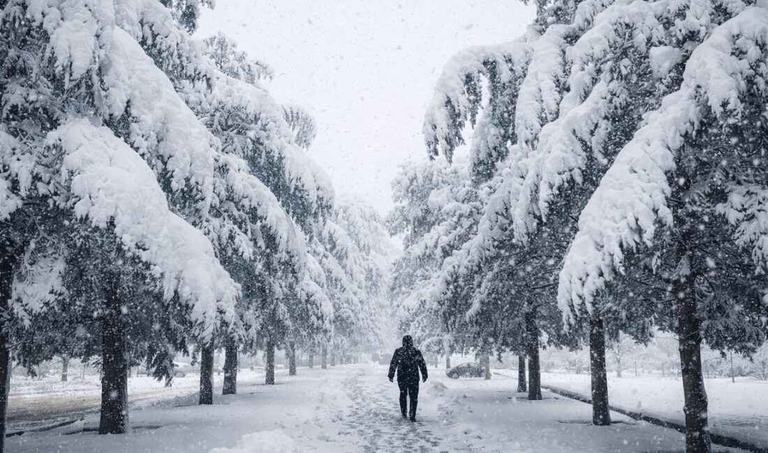 Akşam saatlerinde başlayarak gece boyunca etkisini artıran yoğun kar yağışı,