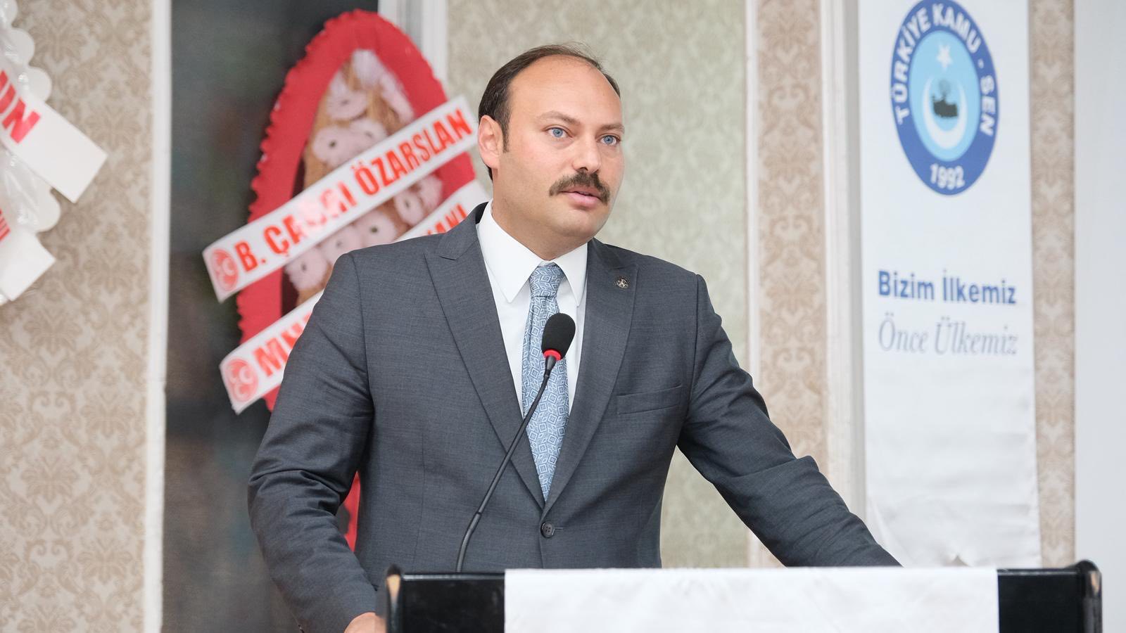 Milliyetçi Hareket Partisi (MHP) Erzincan İl Başkanı Bilgehan Çağrı Özarslan,