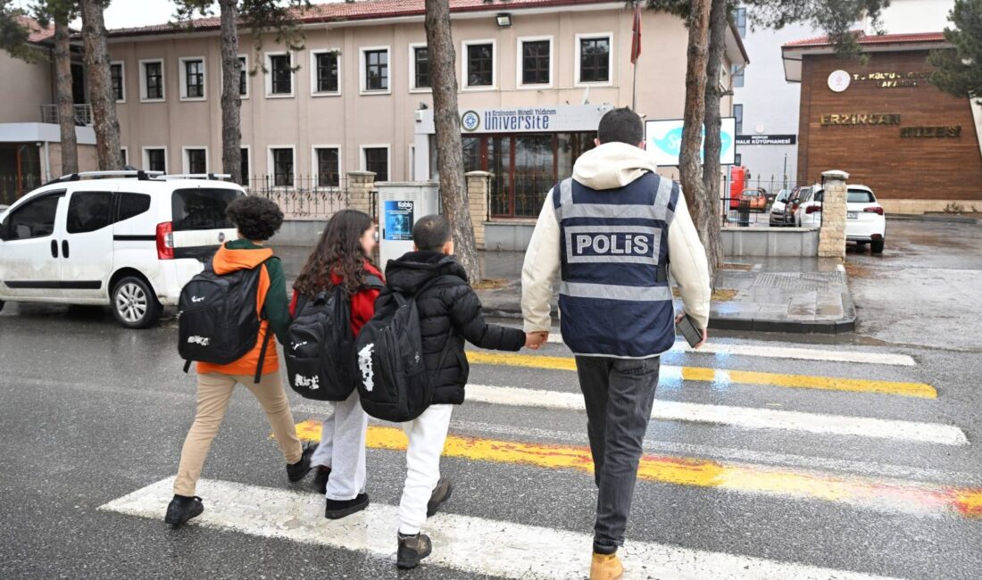 Erzincan İl Emniyet Müdürlüğü koordinesinde, çocuk ve gençlerin korunmasına yönelik