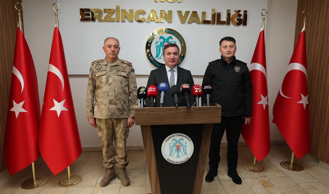 Erzincan Valisi Hamza Aydoğdu, il genelindeki asayiş ve güvenlik çalışmalarına