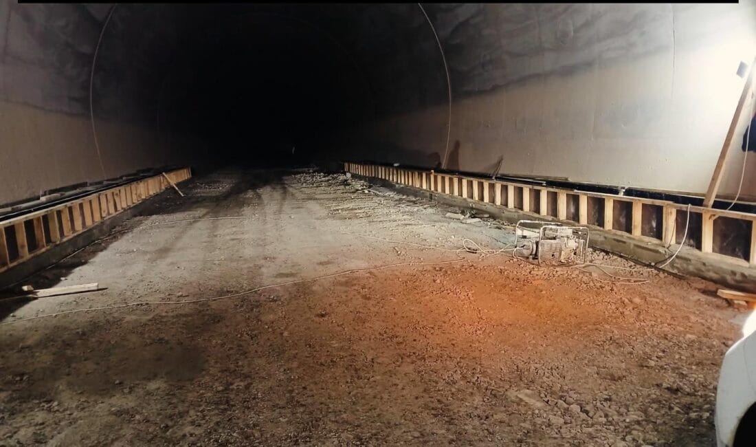 Erzincan’ın Refahiye ve İliç ilçeleri arasında yapımı devam eden Sünebeli