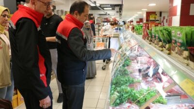 Kurban Bayramı öncesinde vatandaşların güvenilir gıdaya ulaşabilmesi amacıyla Erzincan’da denetimler