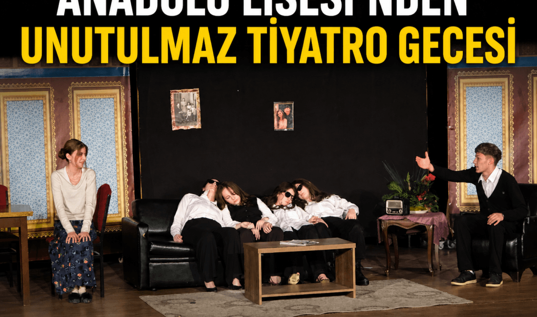 Erzincan Anadolu Lisesi Sahne Tiyatrosu tarafından hazırlanan “Naaş-ı Muhteremler” adlı