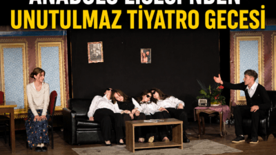 Erzincan Anadolu Lisesi Sahne Tiyatrosu tarafından hazırlanan “Naaş-ı Muhteremler” adlı
