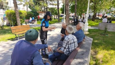 Erzincan İl Emniyet Müdürlüğü Toplum Destekli Polislik Şube Müdürlüğü ekipleri