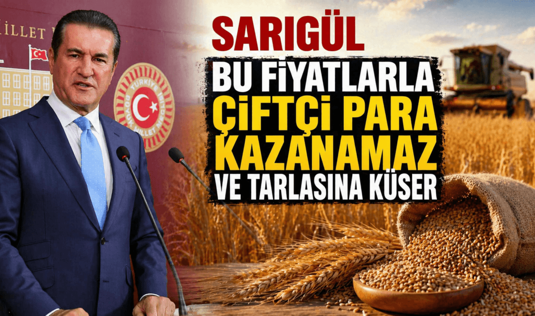 CHP Erzincan Milletvekili Mustafa Sarıgül, Toprak Mahsulleri Ofisi’nin (TMO) açıkladığı