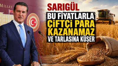 CHP Erzincan Milletvekili Mustafa Sarıgül, Toprak Mahsulleri Ofisi’nin (TMO) açıkladığı