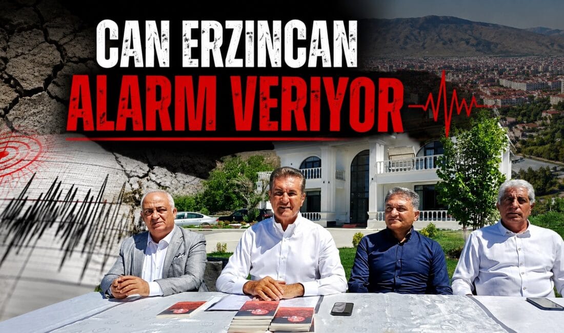 CHP Erzincan Milletvekili Mustafa Sarıgül, Erzincan'da düzenlediği basın toplantısında kentin