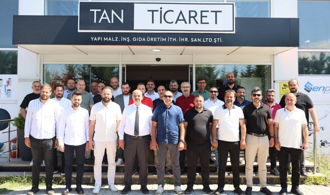 Erzincan Ticaret ve Sanayi Odası Başkan Adayı Süleyman Tan, kentte