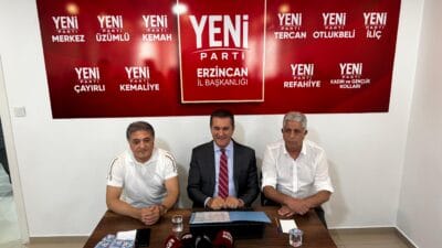 Yeni Parti Erzincan Milletvekili Mustafa Sarıgül, Erzincan’da düzenlediği basın toplantısında