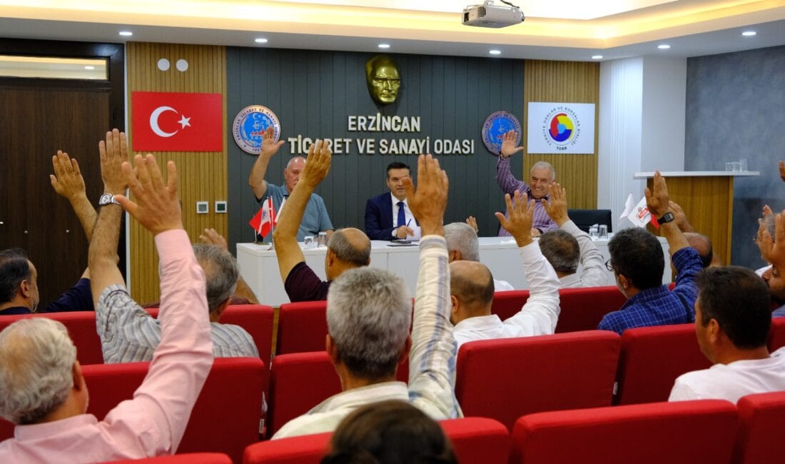 Erzincan Ticaret ve Sanayi Odası Ağustos Ayı Olağan Meclis Toplantısı,