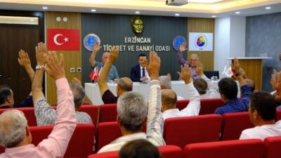 Erzincan Ticaret ve Sanayi Odası Ağustos Ayı Olağan Meclis Toplantısı,