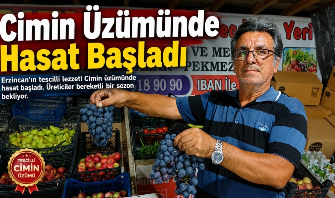 Erzincan’ın coğrafi işaretli ve tarımsal marka değerlerinden biri olan Cimin