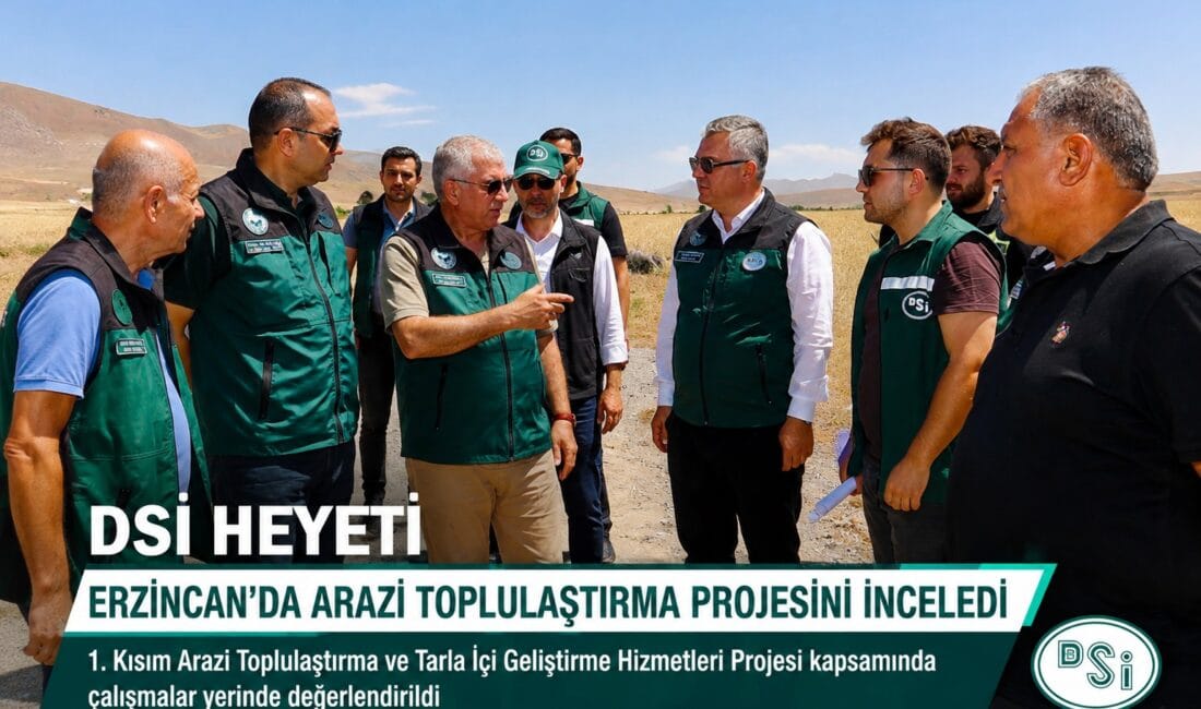 Devlet Su İşleri (DSİ) Genel Müdür Yardımcısı Faruk Fıratoğlu, Erzincan'da