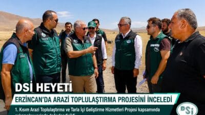 Devlet Su İşleri (DSİ) Genel Müdür Yardımcısı Faruk Fıratoğlu, Erzincan'da