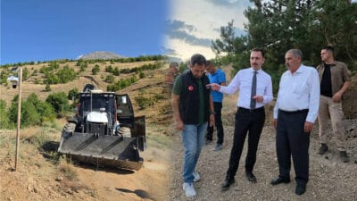 Erzincan’ın Üzümlü ilçesinde toprak kayması meydana geldi. Çermeler bölgesinde yaşanan