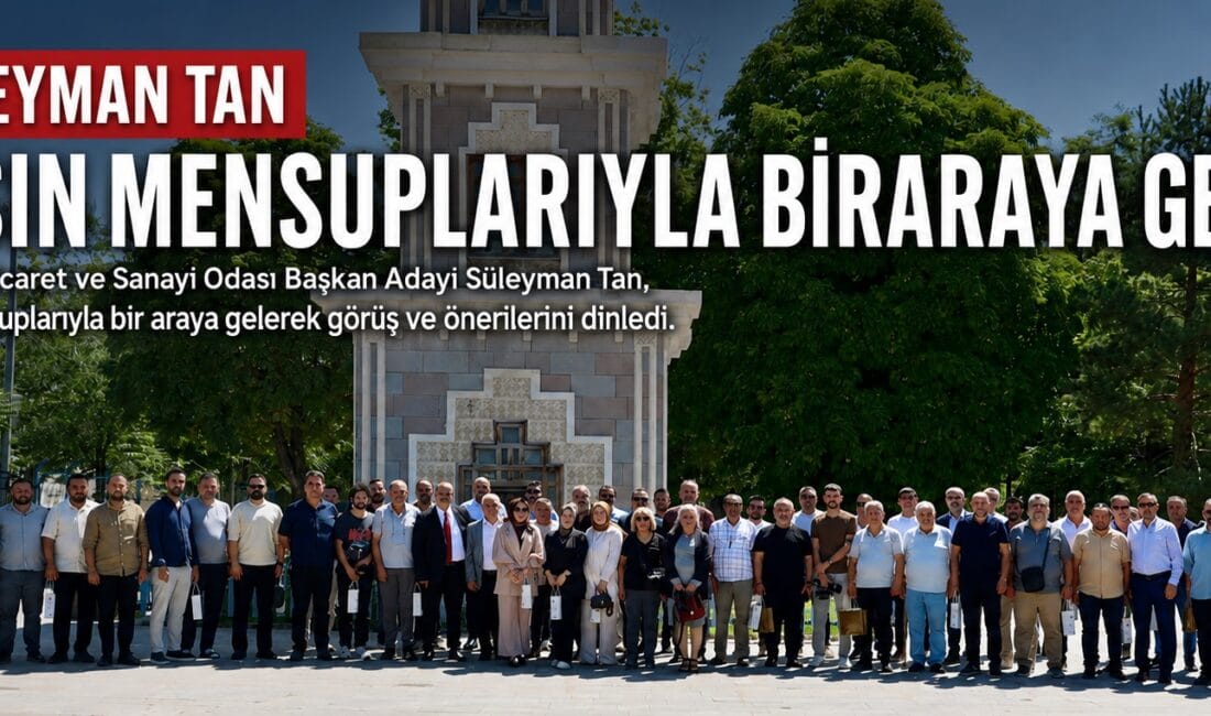 Erzincan Ticaret ve Sanayi Odası Başkan Adayı Süleyman Tan, basın