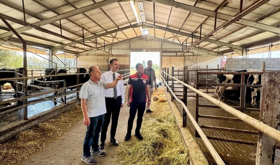 Erzincan’ın Üzümlü ilçesinde tarım ve hayvancılık faaliyetlerine yönelik saha ziyaretleri