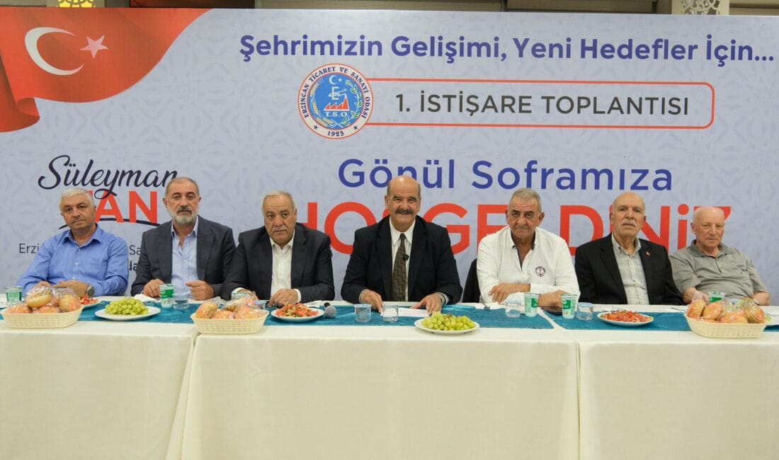 Erzincan Ticaret ve Sanayi Odası Başkan Adayı Süleyman Tan, birinci