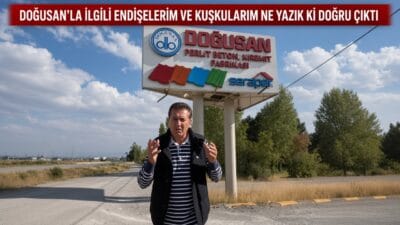 Yeni Parti Erzincan Milletvekili Mustafa Sarıgül, Doğusan Yatırım İnşaat A.Ş.’nin