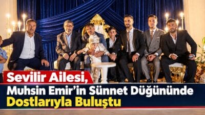 Erzincan basın camiasının tanınan isimlerinden Sevilir ailesi, çocukları Muhsin Emir’in